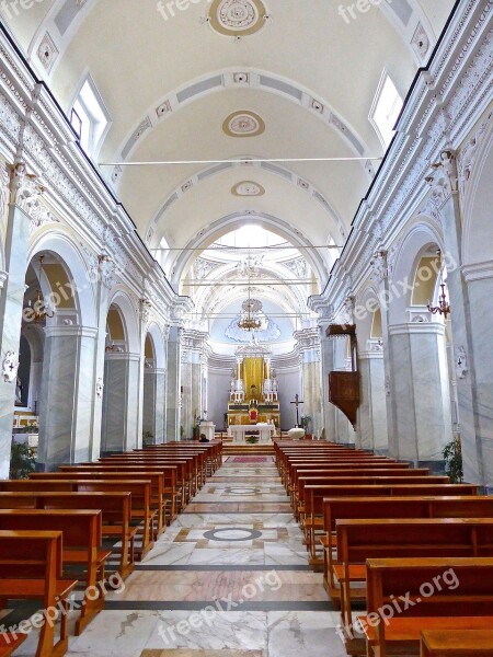 Church Interior Cathedral Chapel Building