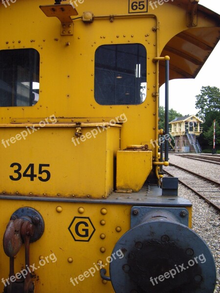 Loc Locomotive Train Yellow Free Photos