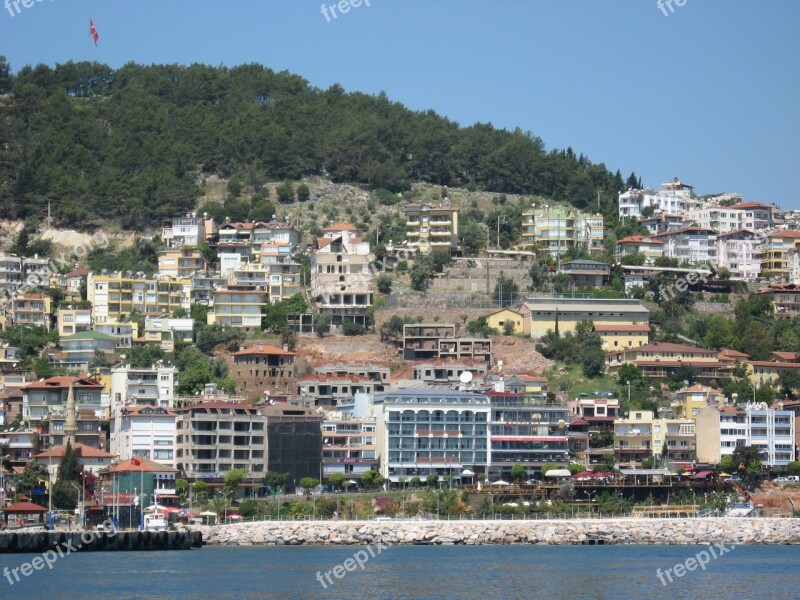 City Hotel Sea View Landscape Mountain