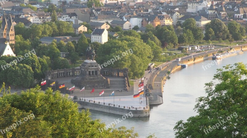 Koblenz Germany Rhine Landmark Rhineland-palatinate