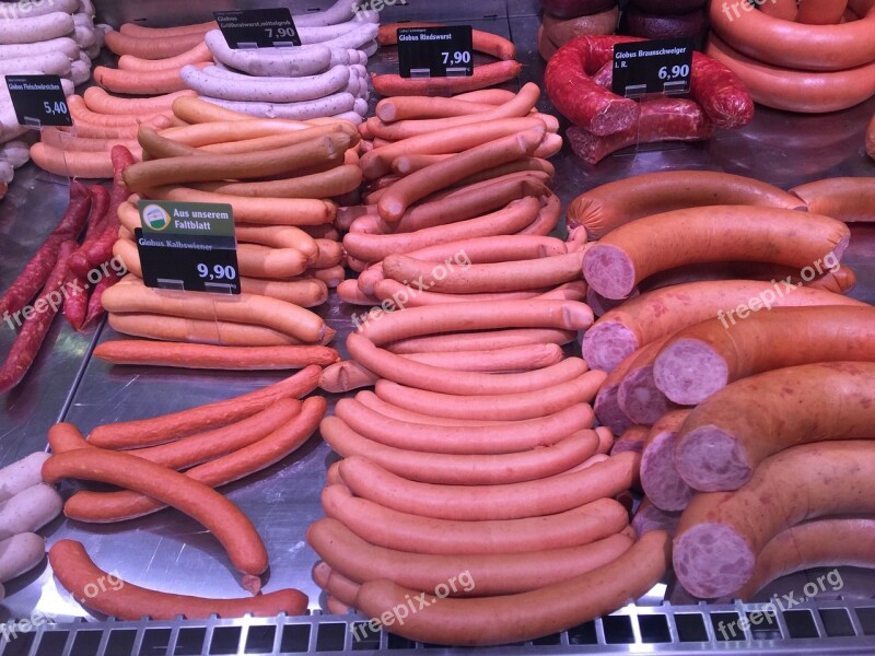 Sausages Meat Butchery Free Photos