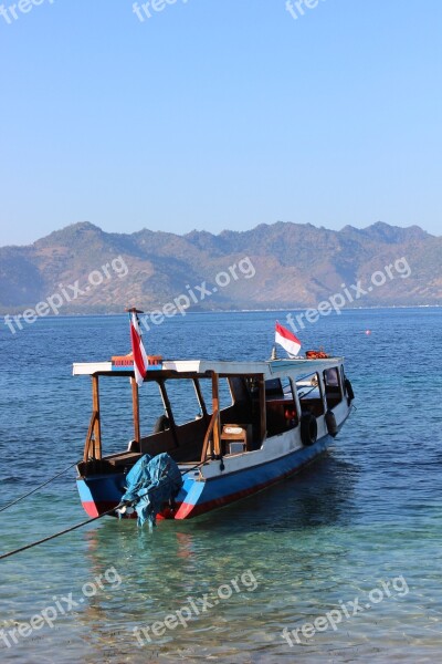 Boat Island Sea Beach Costa