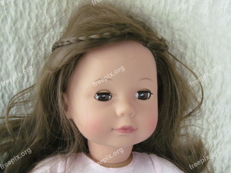 Doll Girl Toys Face Head