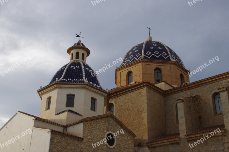 Altea Church Monument Architecture Alicante