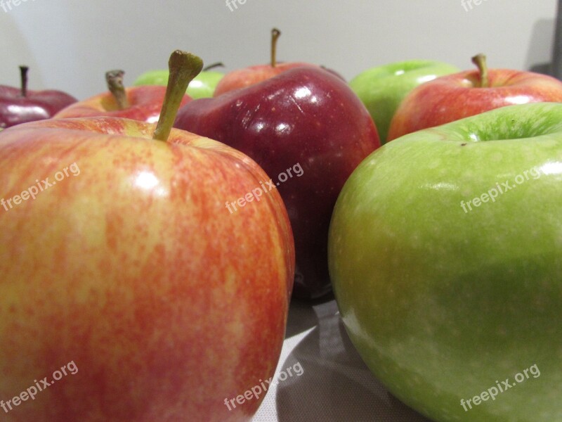 Apples Red Green Rosh Hashana Jewish