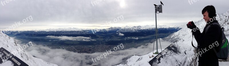 Innsbruck Travel Snow Mountain Landscape