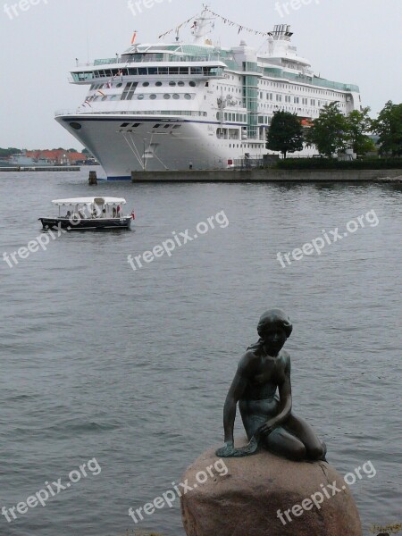 Copenhagen Denmark Places Of Interest Little Mermaid Figure