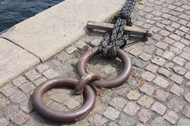 Anchor Copenhagen Cobblestones Denmark Free Photos