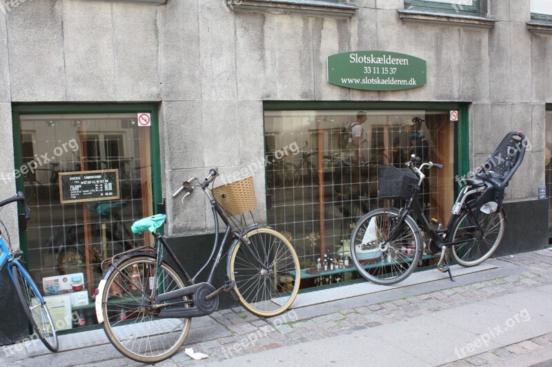 Copenhagen Capital Restaurant House Bicycles