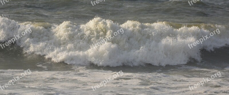 Waves Nature Sea Water Force Of Nature