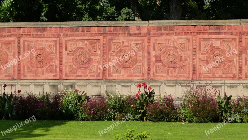 Bad Cannstatt Wilhelma Zoo Wall Baked Clay