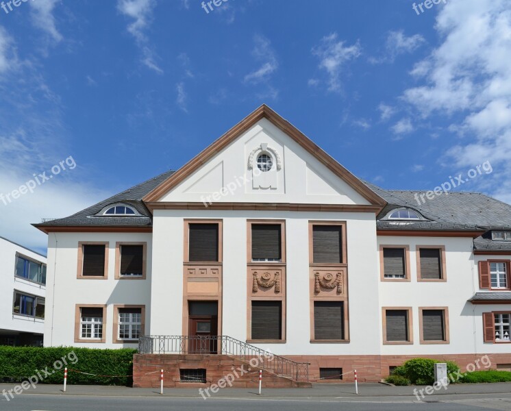 Bad Camberg District Court Front Building Historic