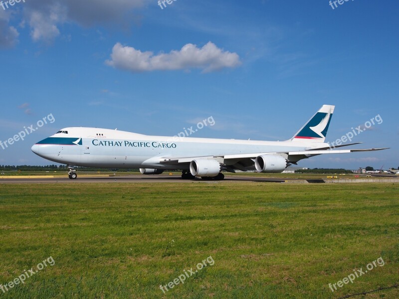 Boeing 747 Cathay Pacific Jumbo Jet Aircraft Airplane