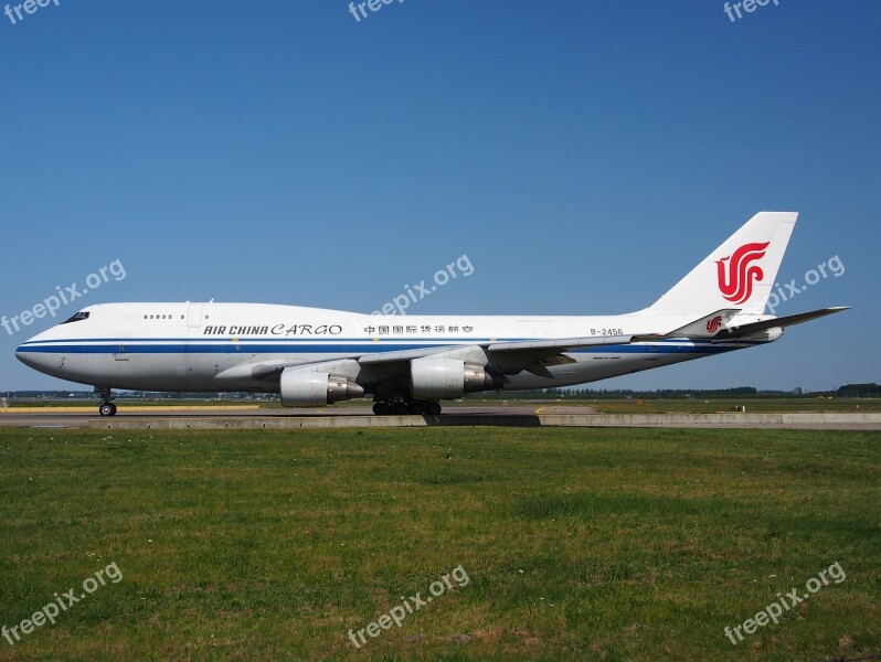 Boeing 747 Air China Cargo Jumbo Jet Aircraft Airplane