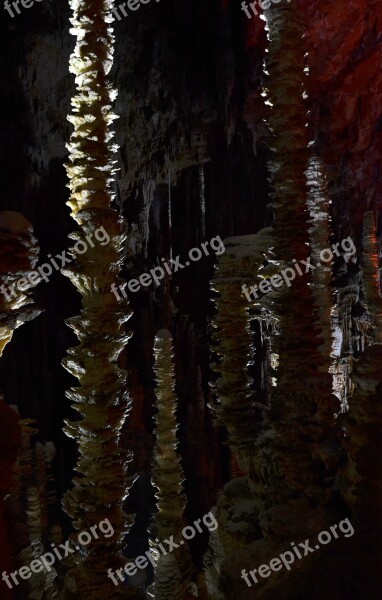 Aven Armand Stalagmites Cave Cevennes National Park France