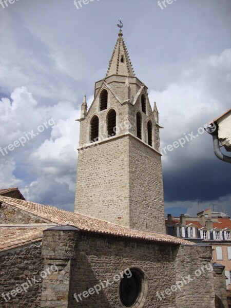 St Laurent Aubenas Ardèche France Church