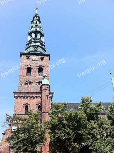 Copenhagen Sightseeing Tour Denmark Blue Sky