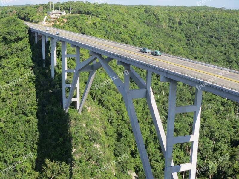 Bridge Cuba Hills Travel Landscape