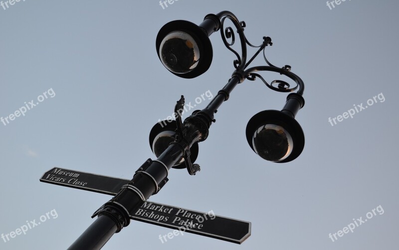 Lampost Signs Lamp Street Historic