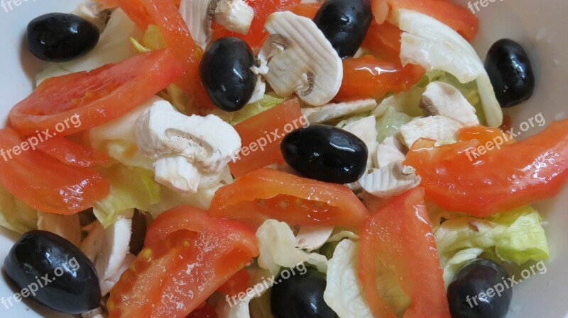 Salad Food Olives Free Photos