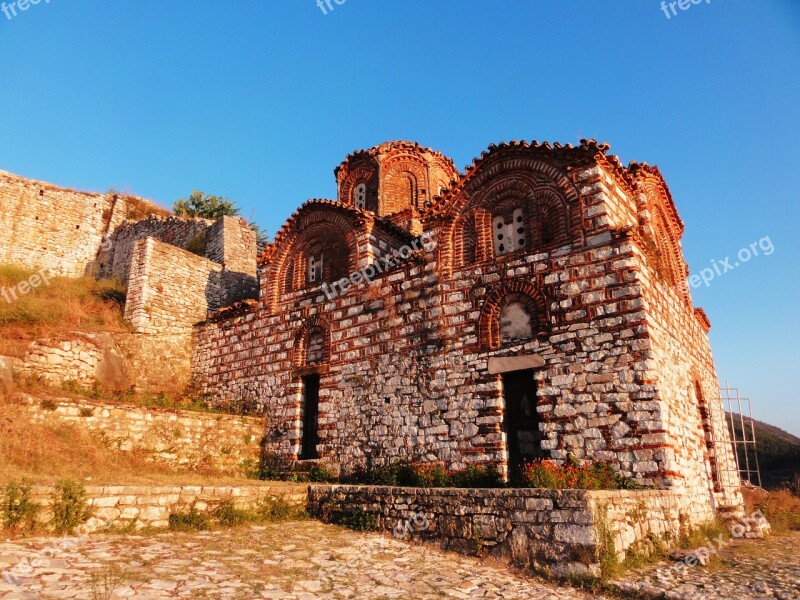 Shen Triadha Church Berat Balkans Albanian