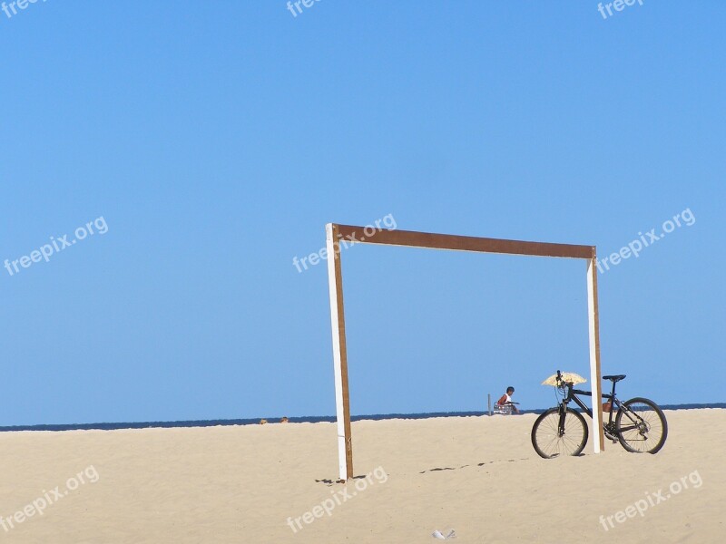 Bike Beach Sand Summer Holidays