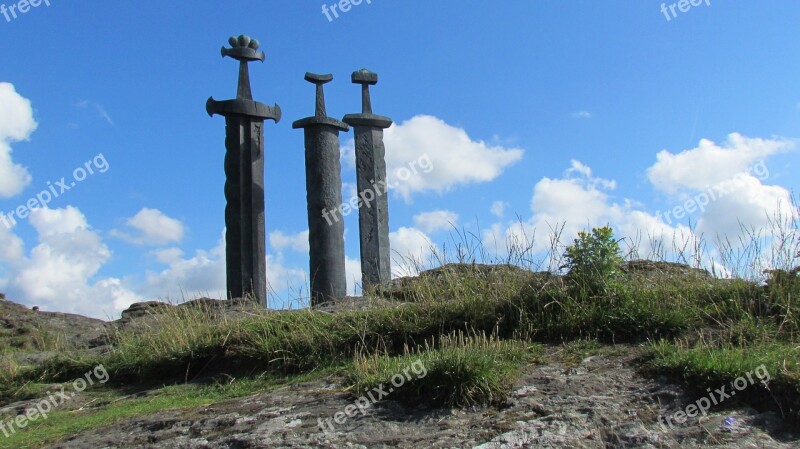 Three Swords Stavanger Norway Attraction Battle