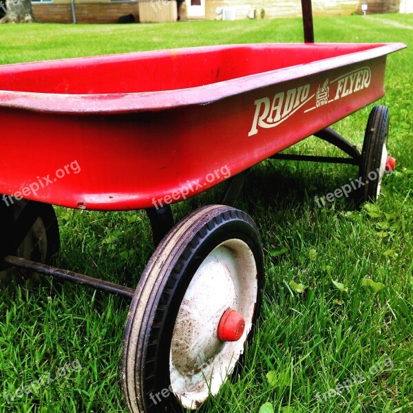 Wagon Childhood Toy Transportation Free Photos