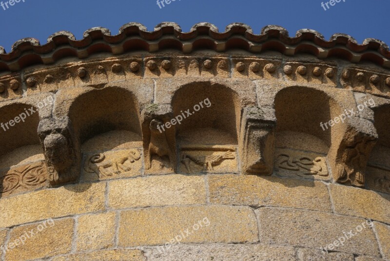 Romanesque Church Consoles Romanesque Church Wall