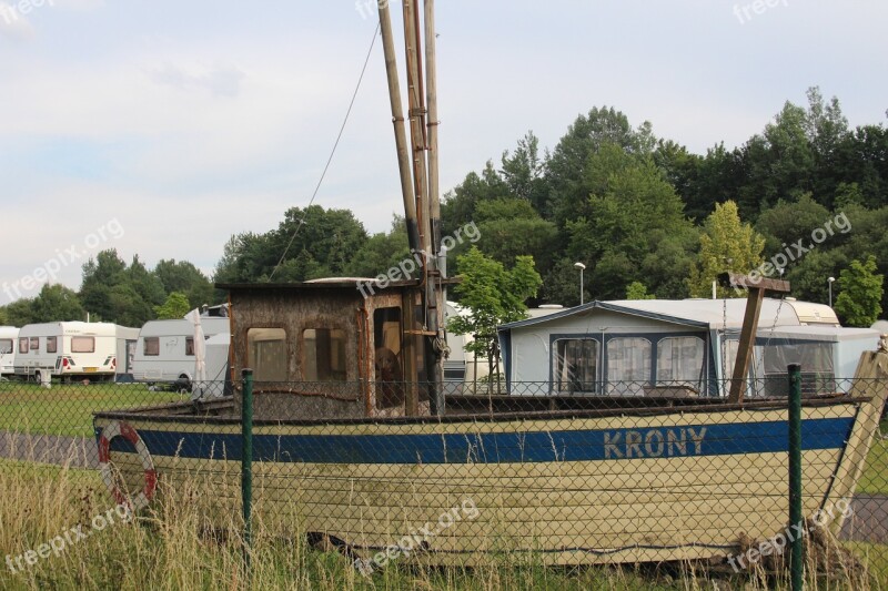 Campsite Eifel Ship Kahn Caravan