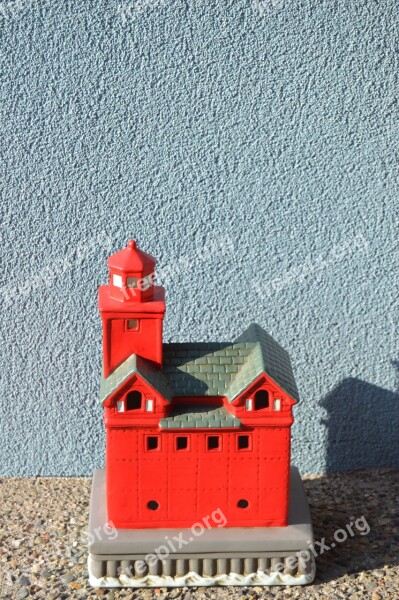 Lighthouse Statue Red Lighthouse Lighthouse Landmark Free Photos