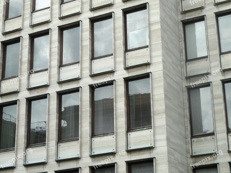 Bank Of Finland Helsinki Building Windows Facade