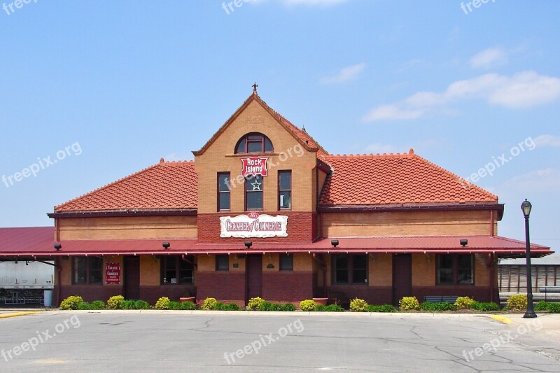 Railroad Depot Atlantic Iowa Chicago Building