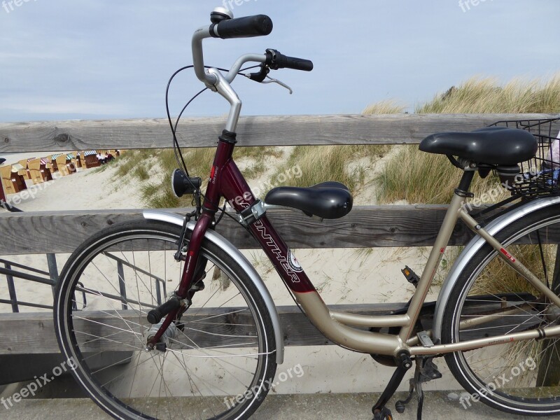 Bike Beach Chair Baltic Sea Sea Vacations