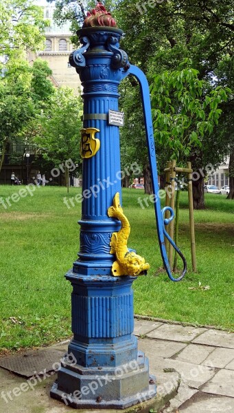 Poland Stettin Water Pump Historically Free Photos