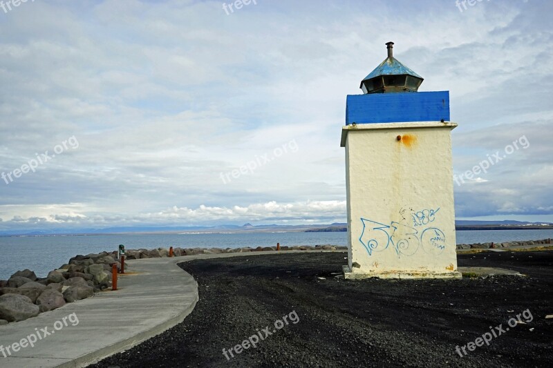 Excelent Lighthouse Iceland Promenade Coast