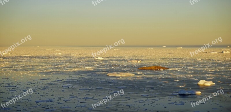 Greenland Mer De Glace Arctic Circle Ice Icebergs