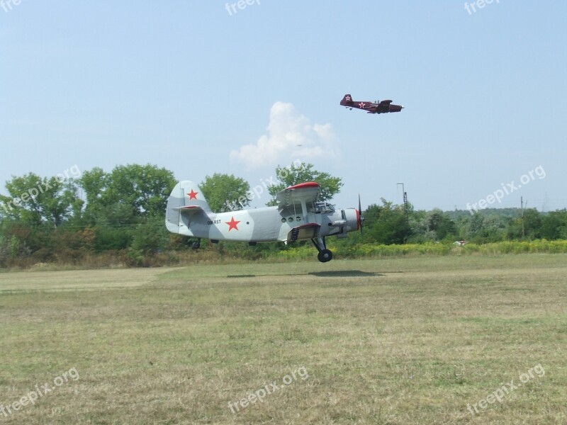 Aircraft An 2 Take-off Airport Miskolc Hungary