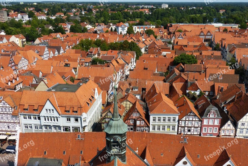 Celle Lower Saxony Historic Center View Outlook