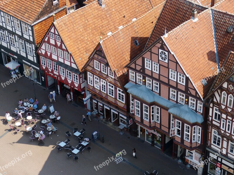 Celle Lower Saxony Historic Center View Outlook