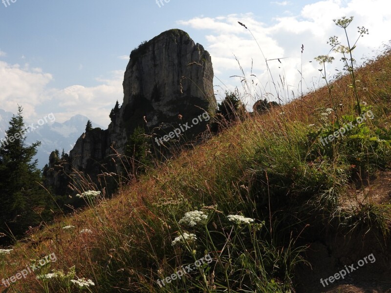 Mountain Mountain Side Nature Landscape Outdoor