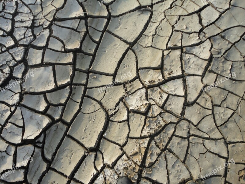 Soil Earth Cracks Nature Moisture