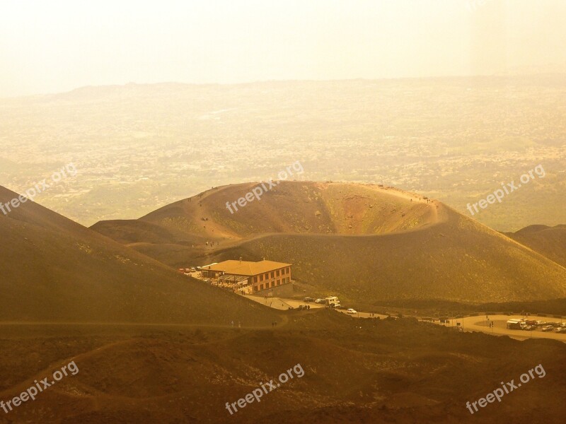 Volcano Crater Cone Vent Vesuvius