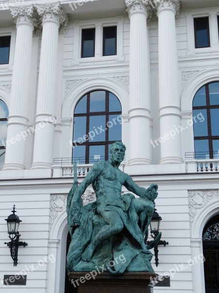 Hamburg Altona Town Hall Facade Frieze