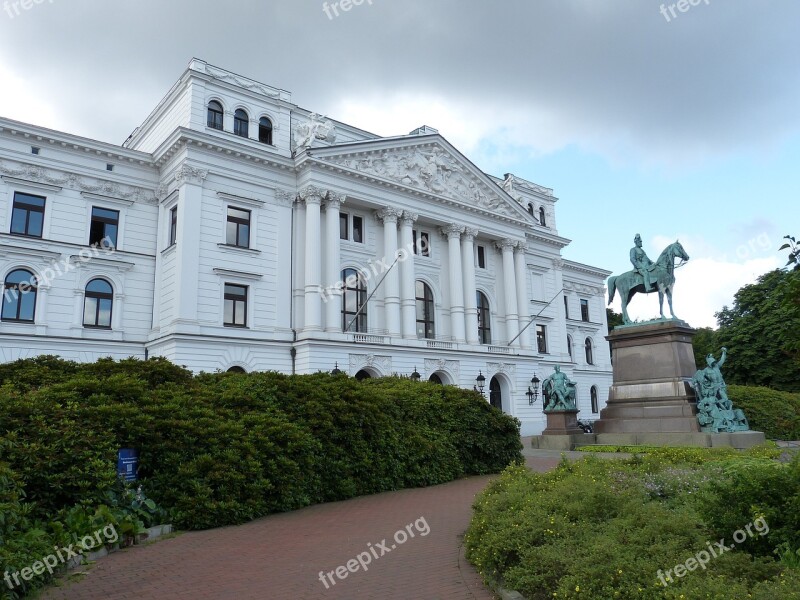 Hamburg Altona Town Hall Facade Frieze