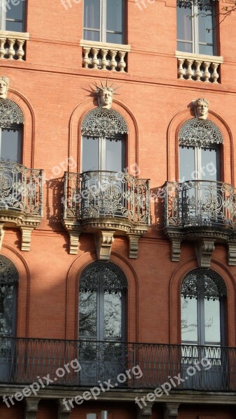 Windows Gothic Railings Architecture Building