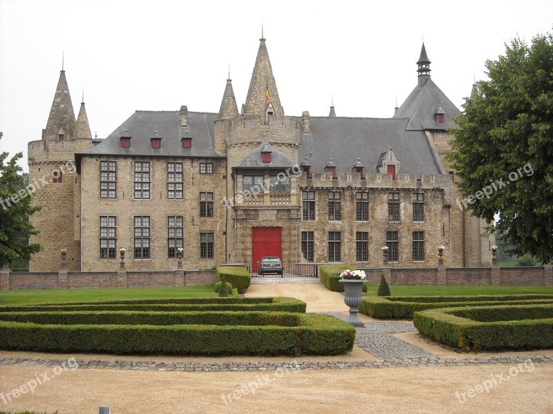 Belgium Laarne Castle Medieval Fortress