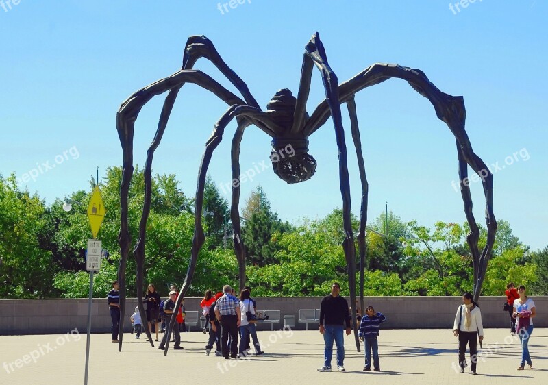 Canada Ottawa Spider Modern Art Free Photos