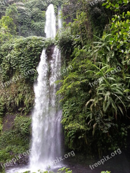 Waterfall Rinjani Travel Skate Indonesia