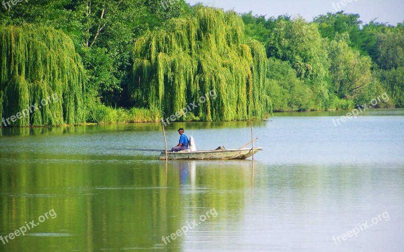 Angler Old Boat Lake Free Photos